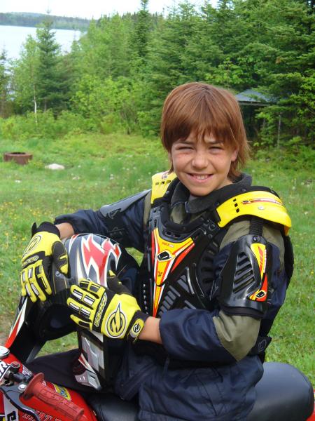 Dave en moto